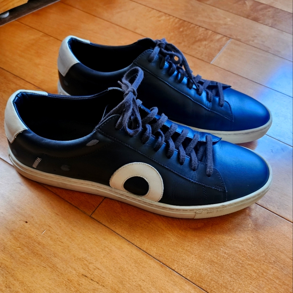 OLIVER CABELL Low 1 Daybreak Men's Navy/White Leather